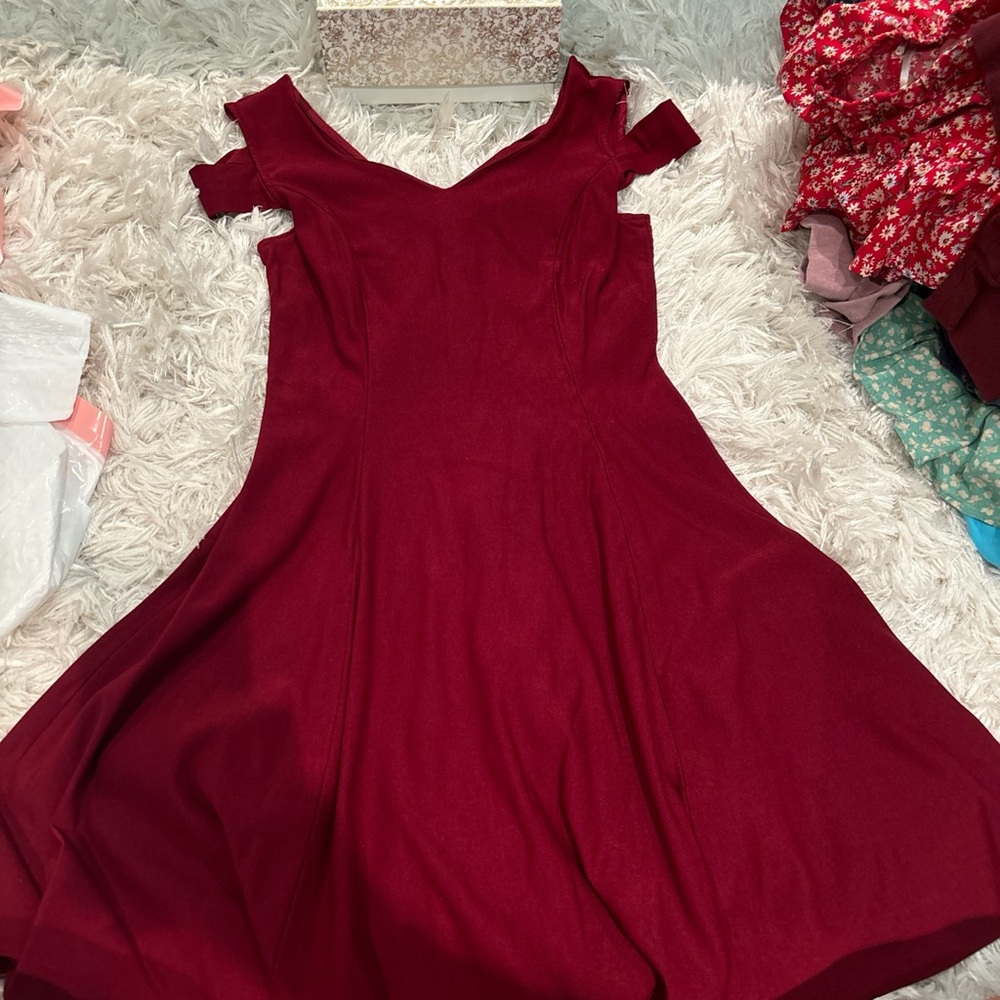 Red dress size small
